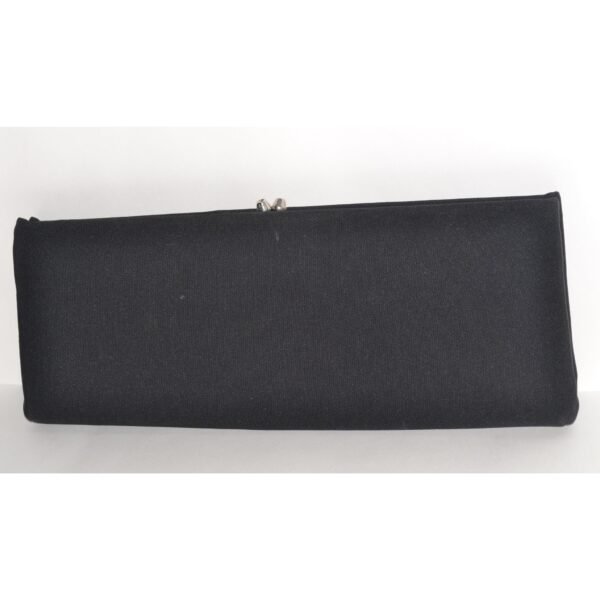 Bowtie Black Clutch Purse By HL - Image 2