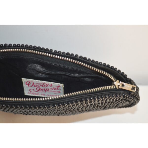 Black Beaded Coin Purse By David's Import - Image 2