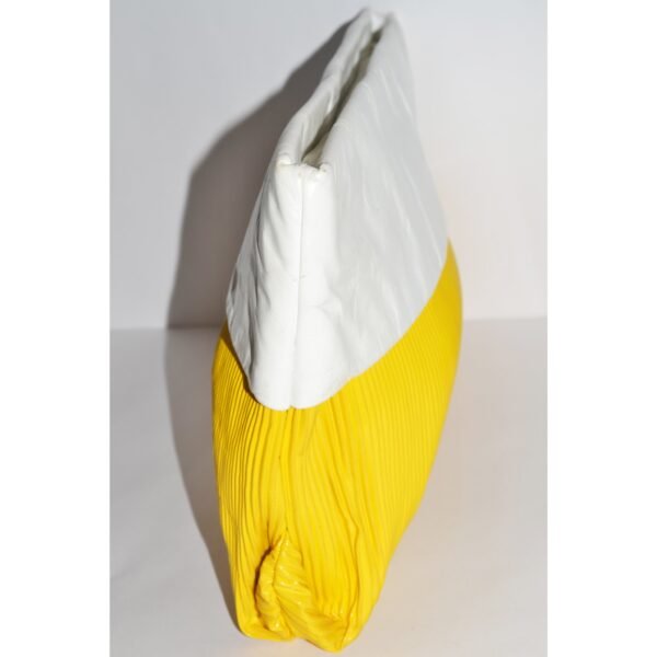 Yellow & White Clutch Purse - Image 2